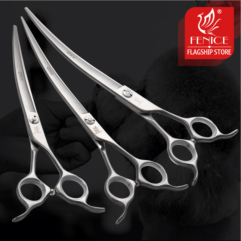 Grooming Scissors - Fenice Professionele Hond Grooming Gebogen Shear