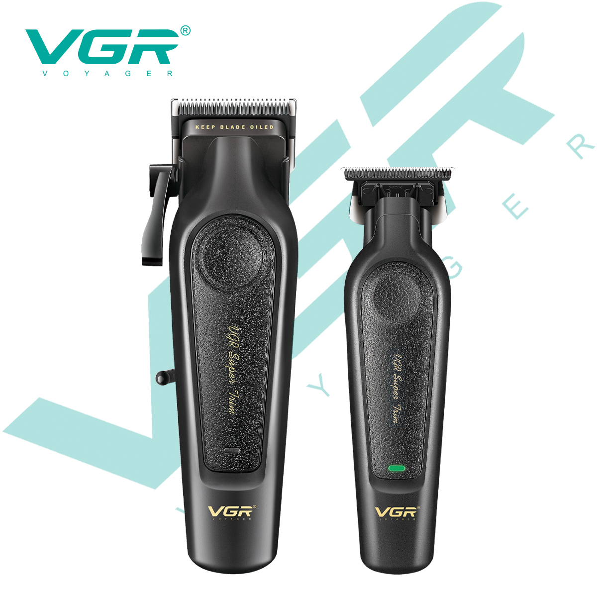 Beard Oil - VGR V-197&995 hoogwaardige tondeuse, tweedelige set,