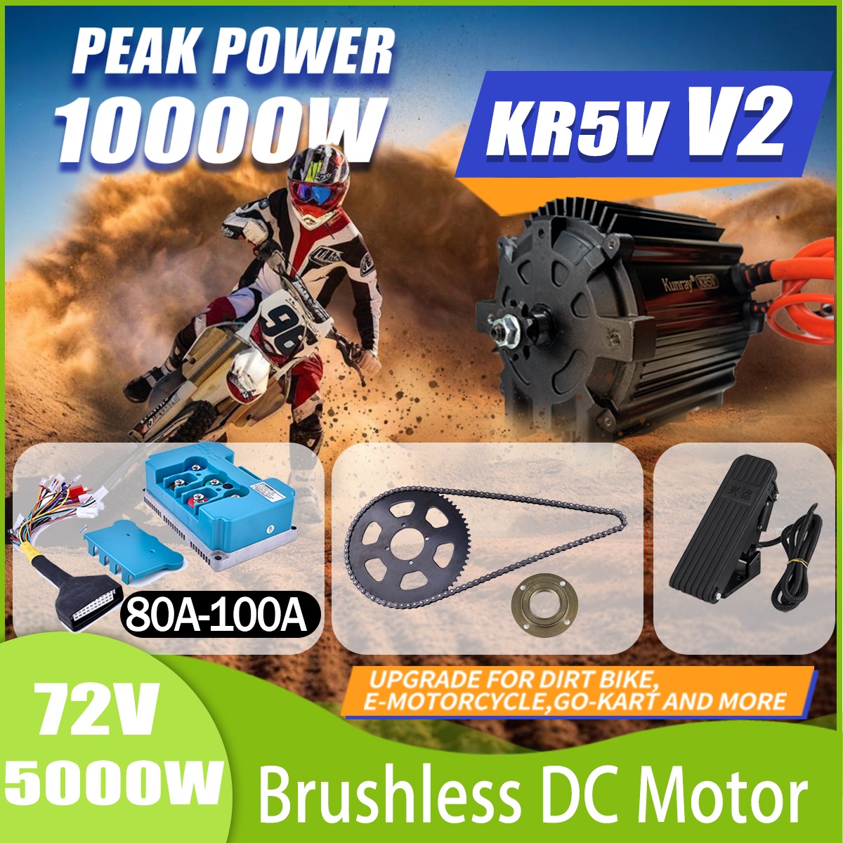 Electric Razor - KR5V Razor Motor Dirt Bike ombouwsets
