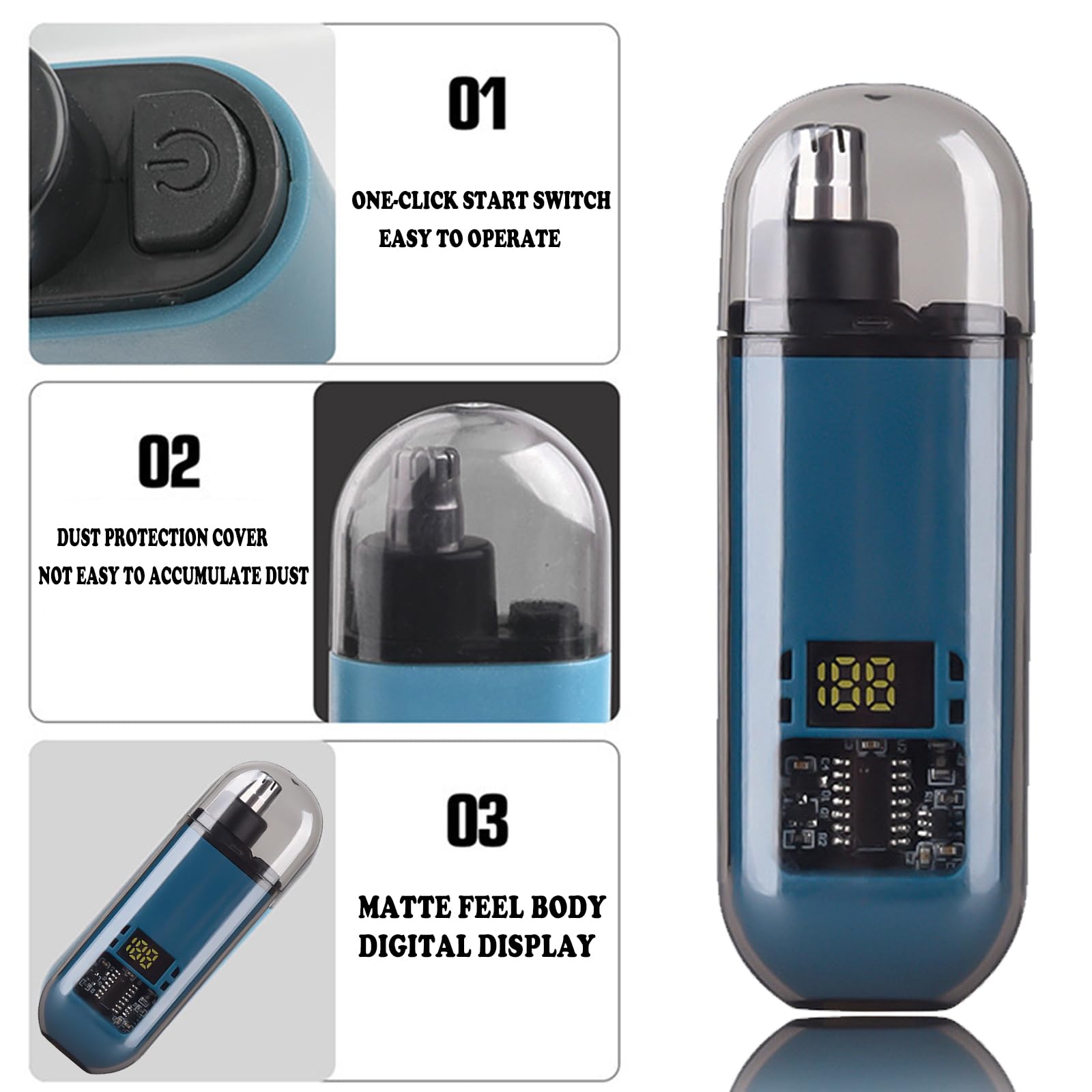 Oplaadbare neus- en oorhaartri - Nose Trimmer recensie en prijs