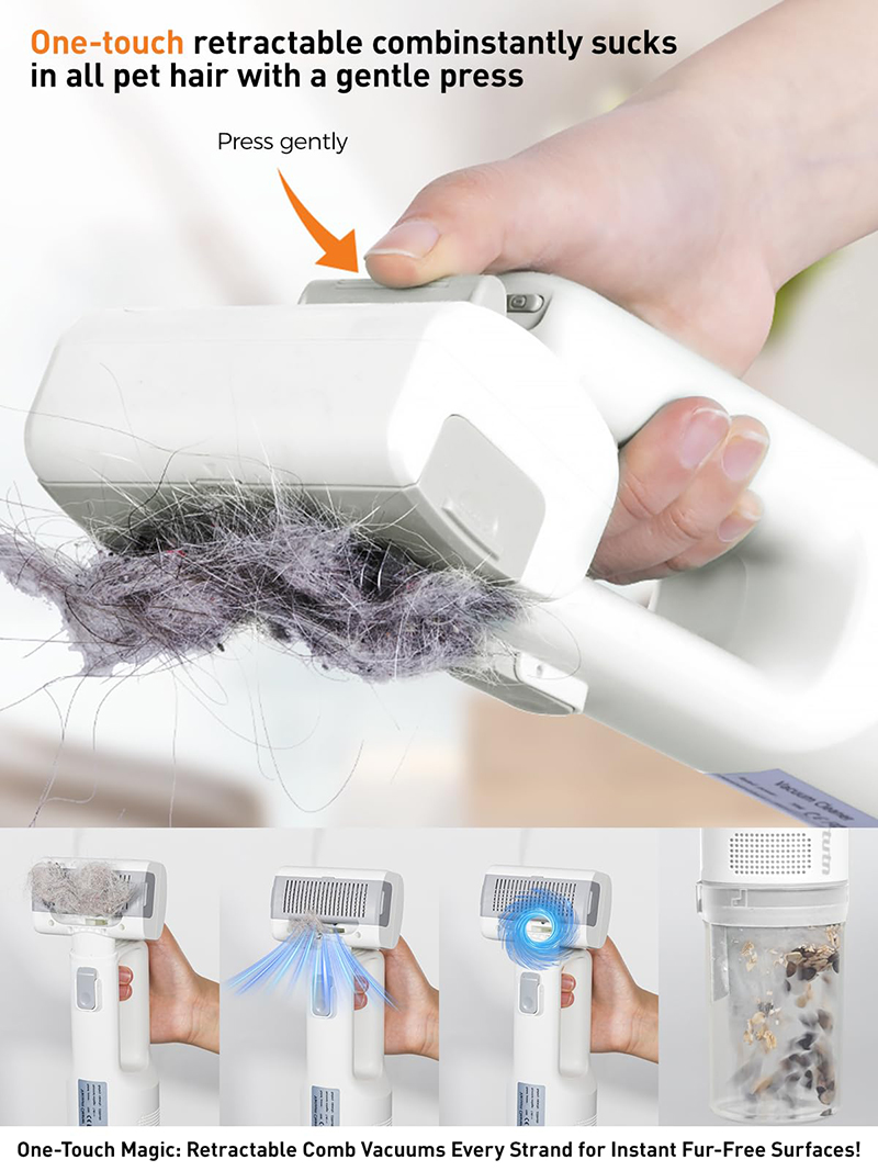 5-in-1 draadloze handzame katt - Grooming Kit recensie en prijs